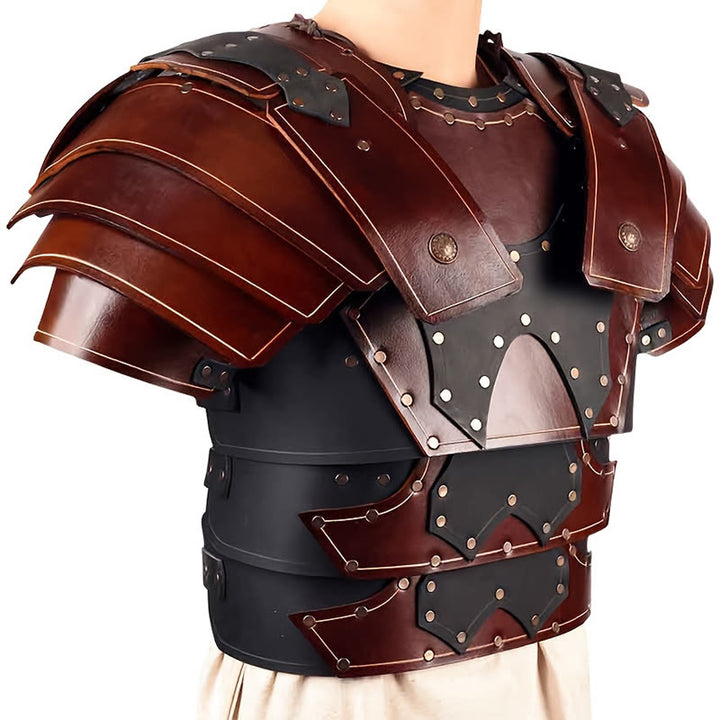 WorldNorse Viking Leather Paneled Design Chest Armor  - image 3