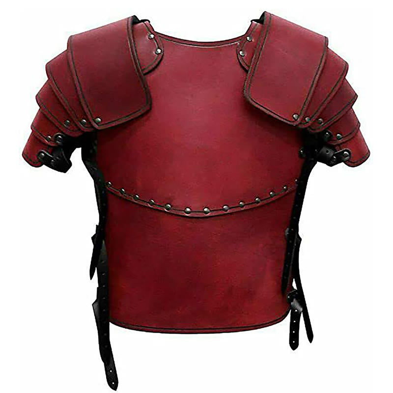 WorldNorse Retro Segmented Shoulder Curved Panel Chest Armor  - image 13