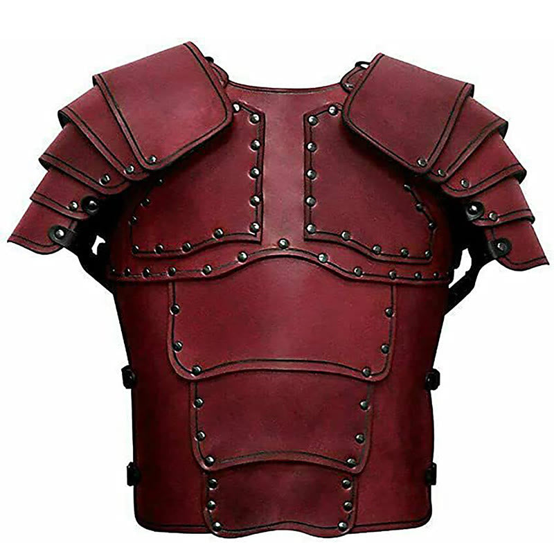 WorldNorse Retro Segmented Shoulder Curved Panel Chest Armor  - image 11