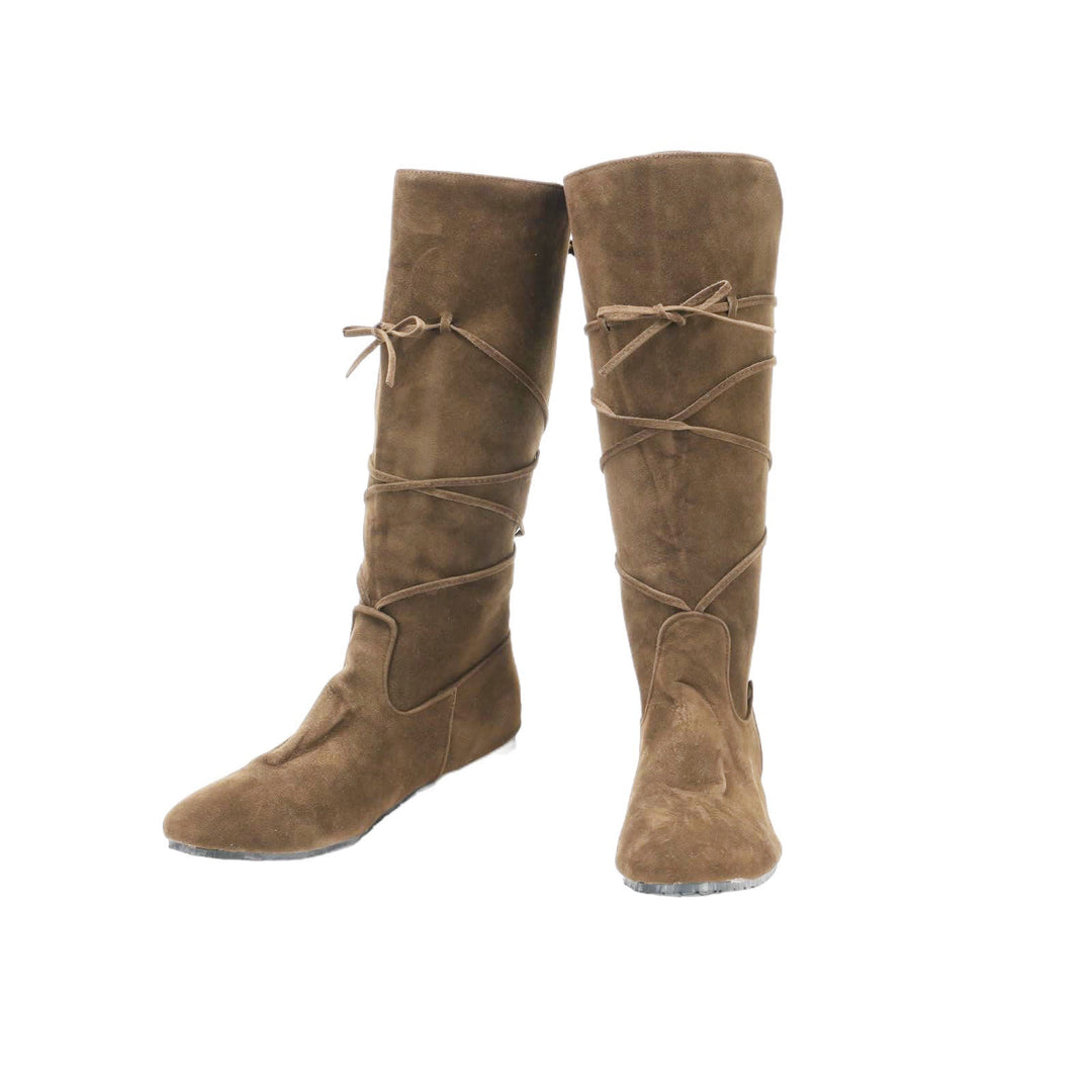 WorldNorse Medieval Leather Lace-up Boots - image 2