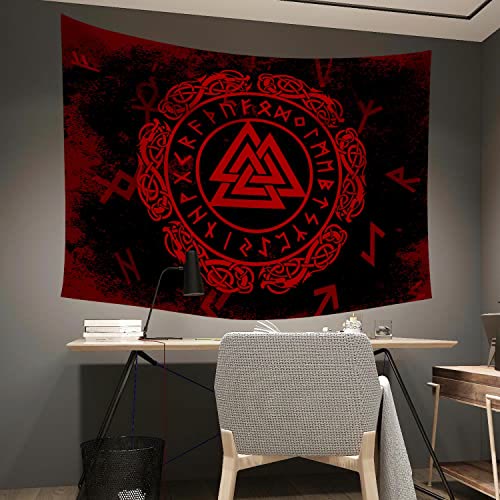 WorldNorse Dark Enchanted Valknut Tapestry - image 3