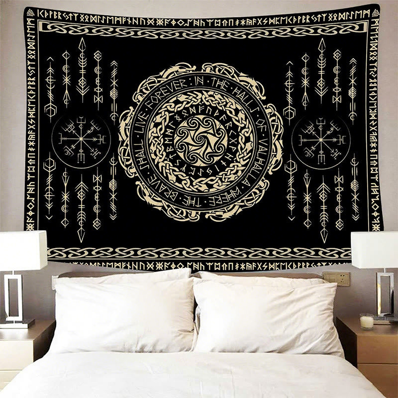 WorldNorse Timeless Triskelion Celtic Rune Tapestry - image 3