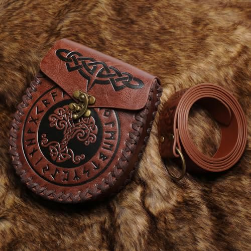 WorldNorse Yggdrasil Celtic Knot Pouch Bag - image 1