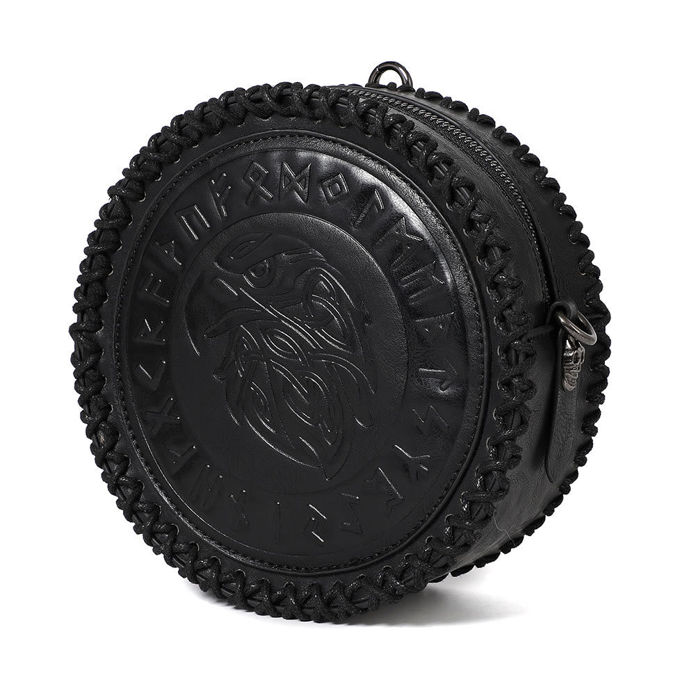 WorldNorse Viking Rune Eagle Embossed Crossbody Bag - image 7