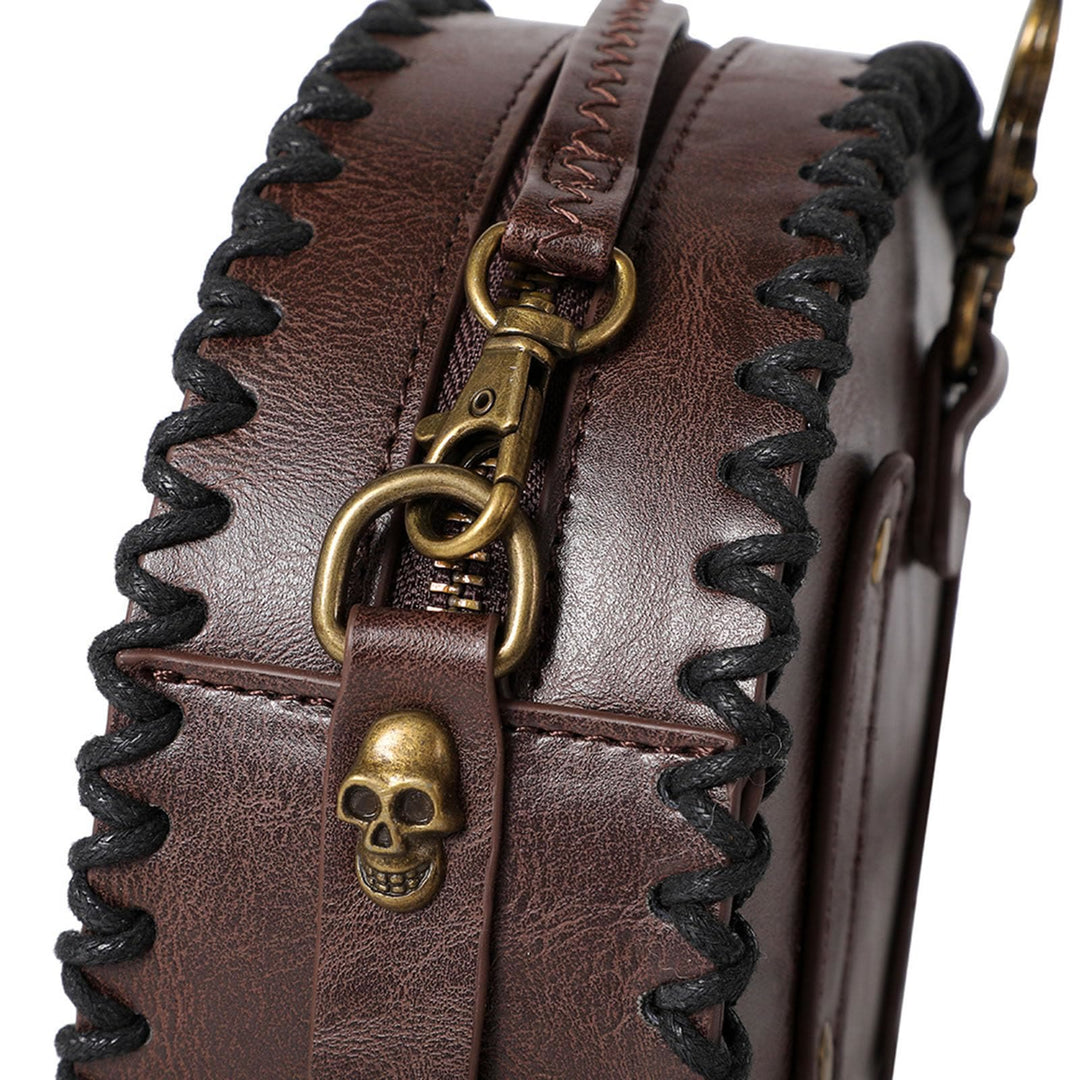 WorldNorse Viking Rune Eagle Embossed Crossbody Bag - image 2