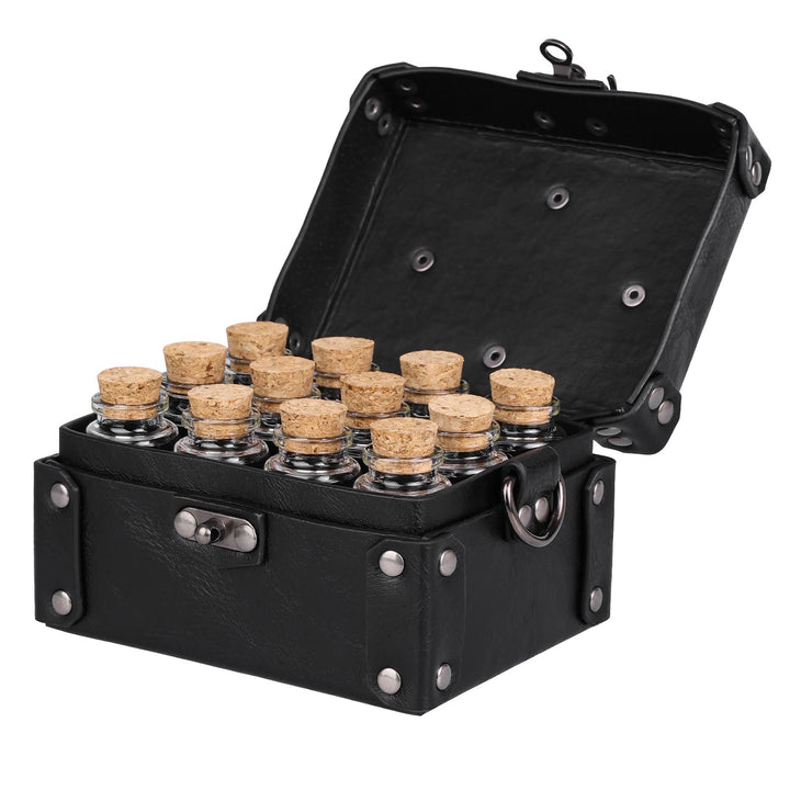 WorldNorse Steampunk Magic Twelve Bottles Alchemy Box  - image 1