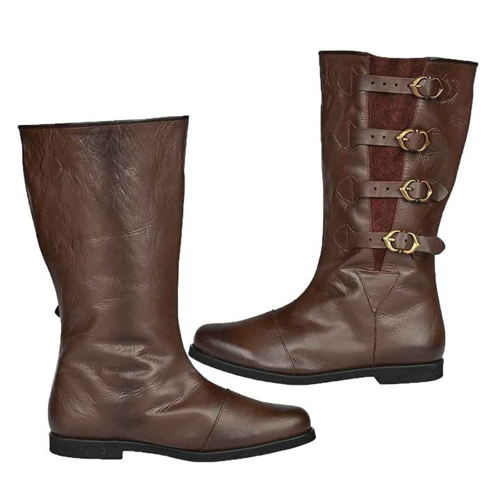 WorldNorse Studded Buckle Tall Leather Boots - image 3