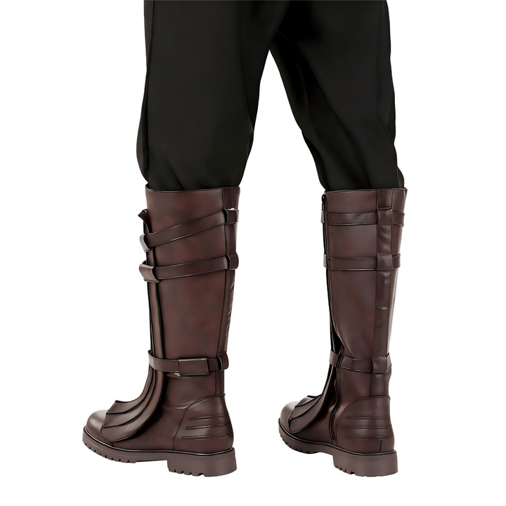 WorldNorse Retro Buckle Knee High Boots - image 2