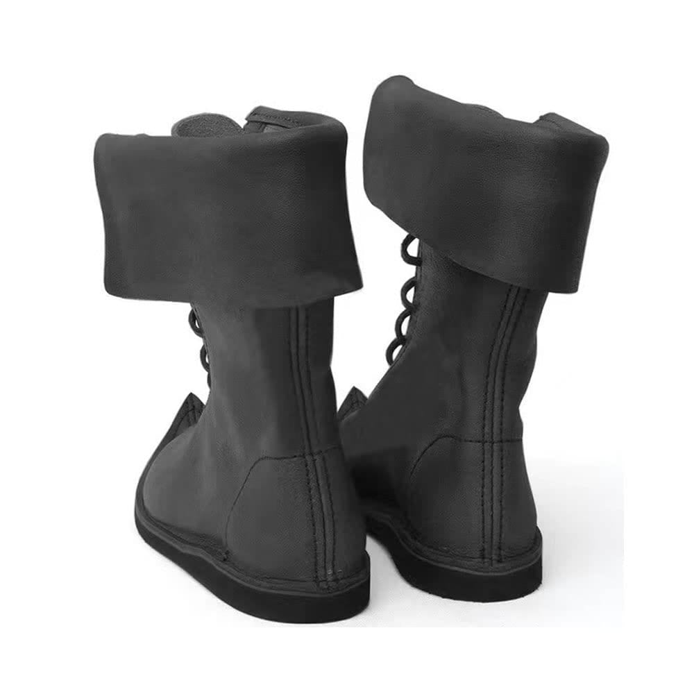 WorldNorse Fold Cuff Lace Up Boots - image 4