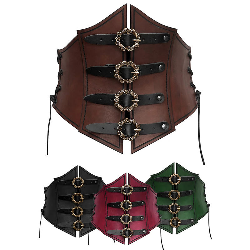 WorldNorse Side Lace Up Shield Shaped Chest Armor  - image 0
