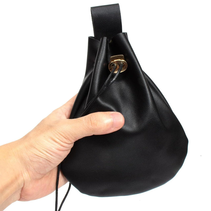 WorldNorse Medieval Leather Strapped Potion Flask Bag & Belt - image 7