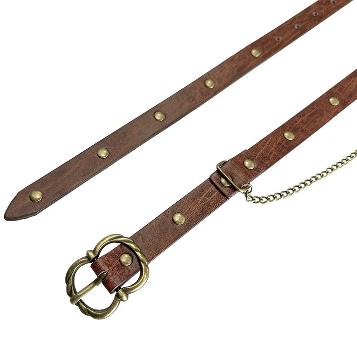 WorldNorse Punk Studded Chain Belt - image 12