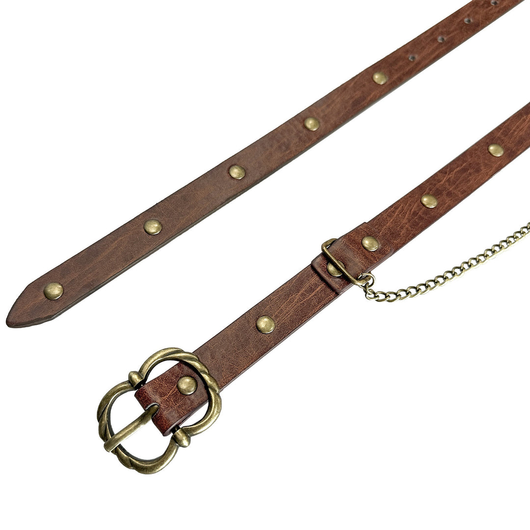 WorldNorse Punk Studded Chain Belt - image 12