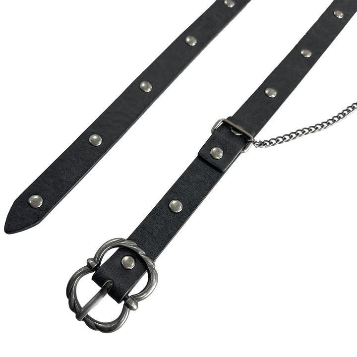 WorldNorse Punk Studded Chain Belt - image 5