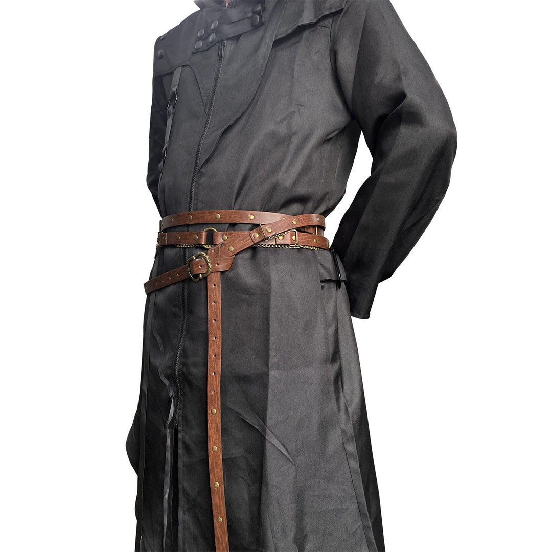 WorldNorse Punk Studded Chain Belt - image 9