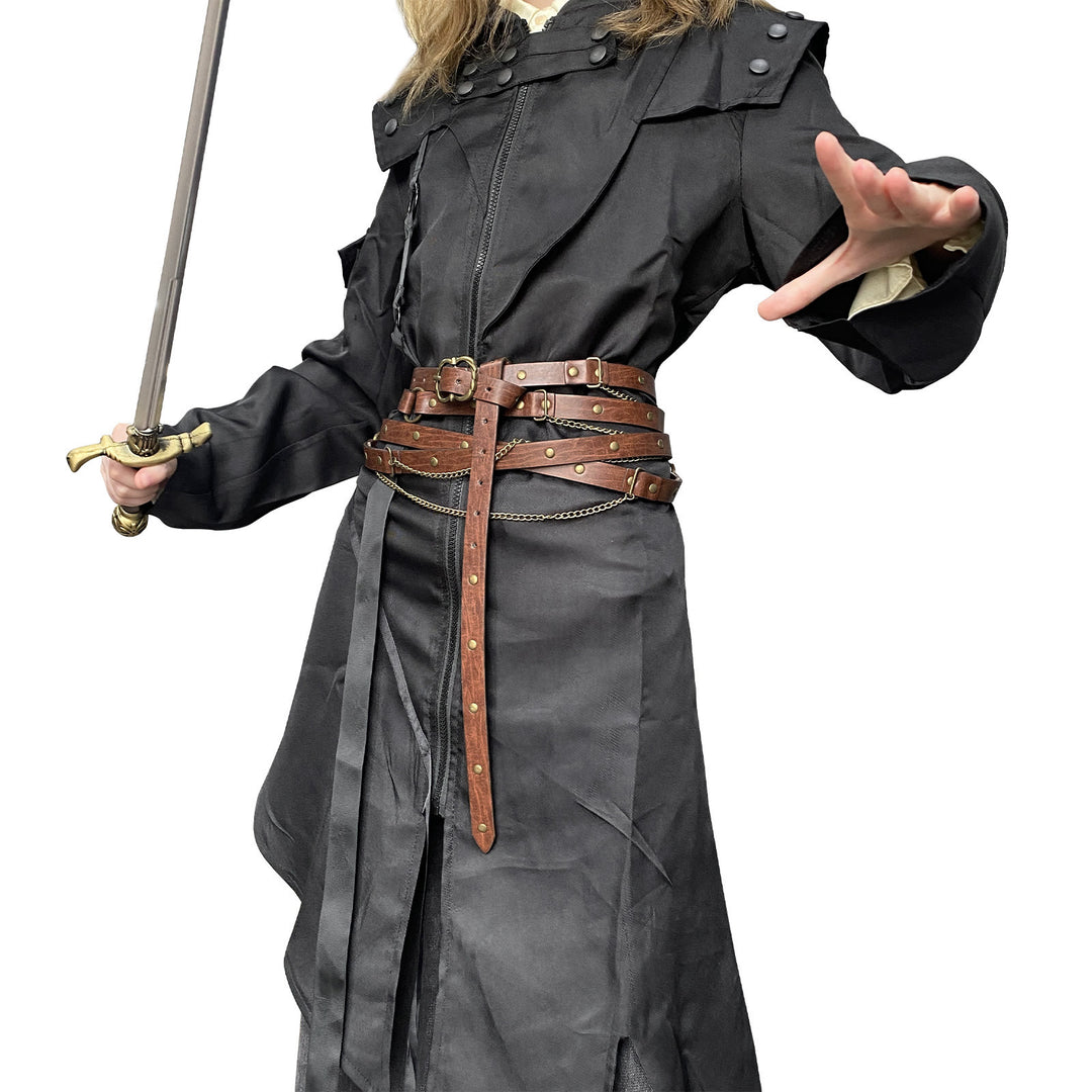 WorldNorse Punk Studded Chain Belt - image 8