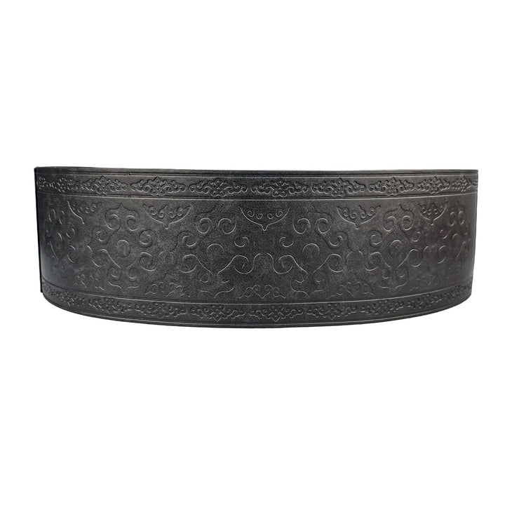 WorldNorse Medieval Engraved Double Buckle Belt - image 4