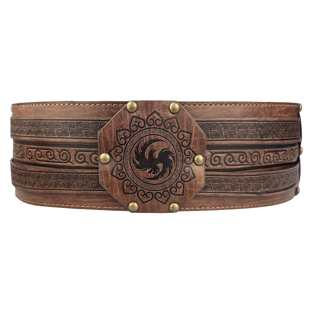 WorldNorse Gothic Celtic Double Buckle Belt - image 4