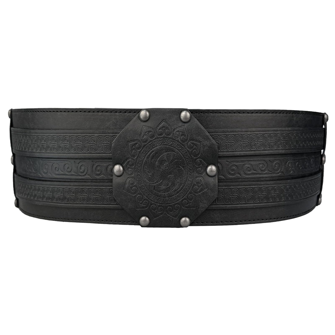 WorldNorse Gothic Celtic Double Buckle Belt - image 9