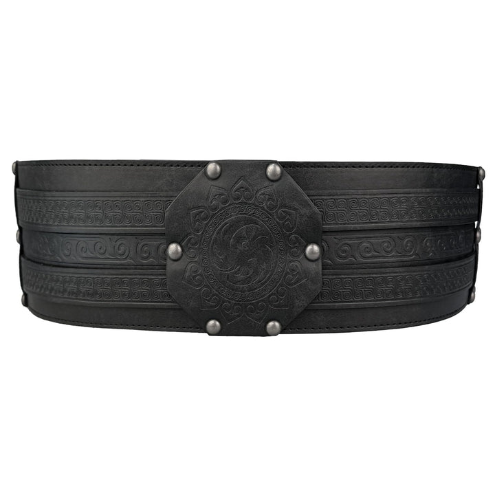 WorldNorse Gothic Celtic Double Buckle Belt - image 9