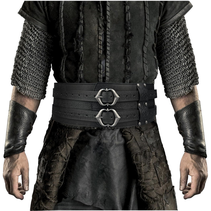 WorldNorse Gothic Celtic Double Buckle Belt - image 5