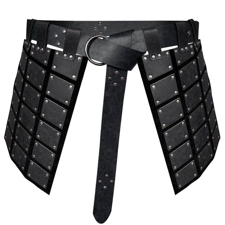 WorldNorse Gothic Studded Skirt Armor - Black - image 1