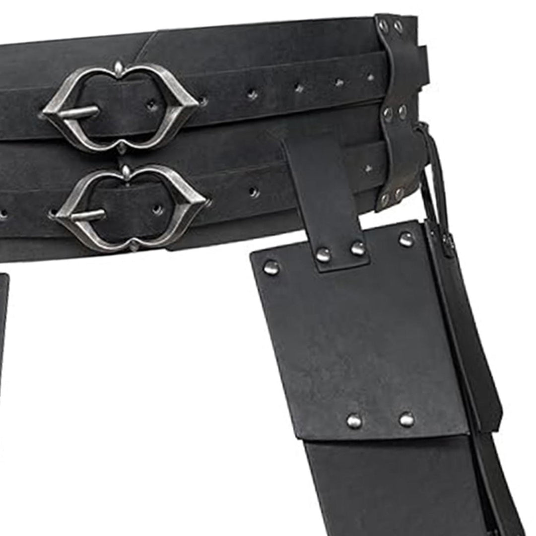 WorldNorse Edgy Multi Plate Riveted Skirt Armor - image 2