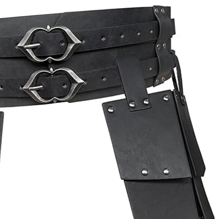 WorldNorse Edgy Multi Plate Riveted Skirt Armor - image 2