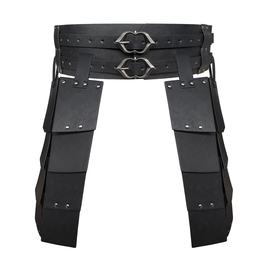 WorldNorse Edgy Multi Plate Riveted Skirt Armor - image 1