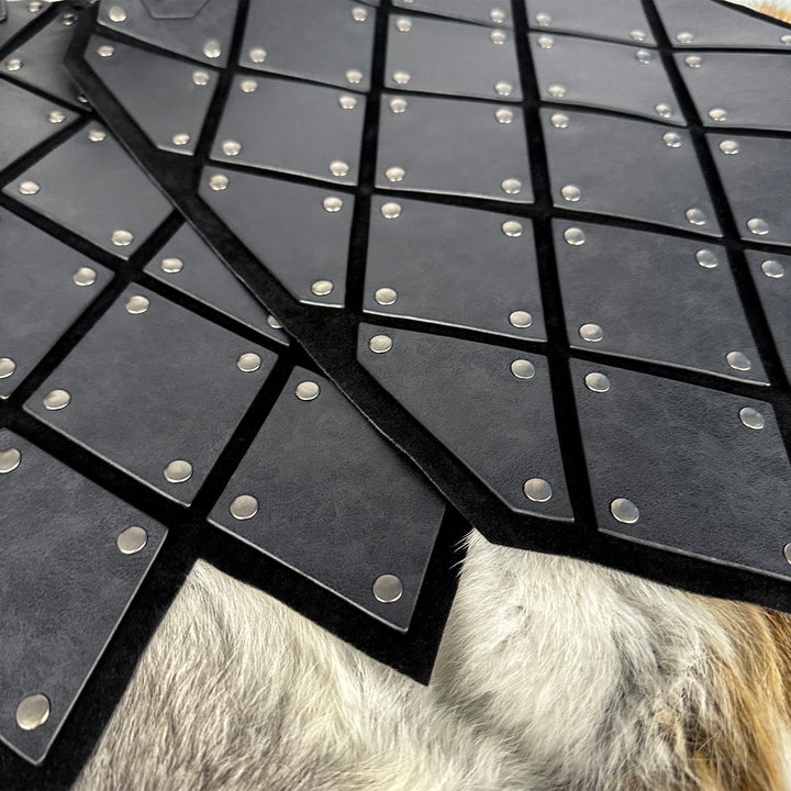 WorldNorse Medieval Leather Diamond Skirt Armor - image 10