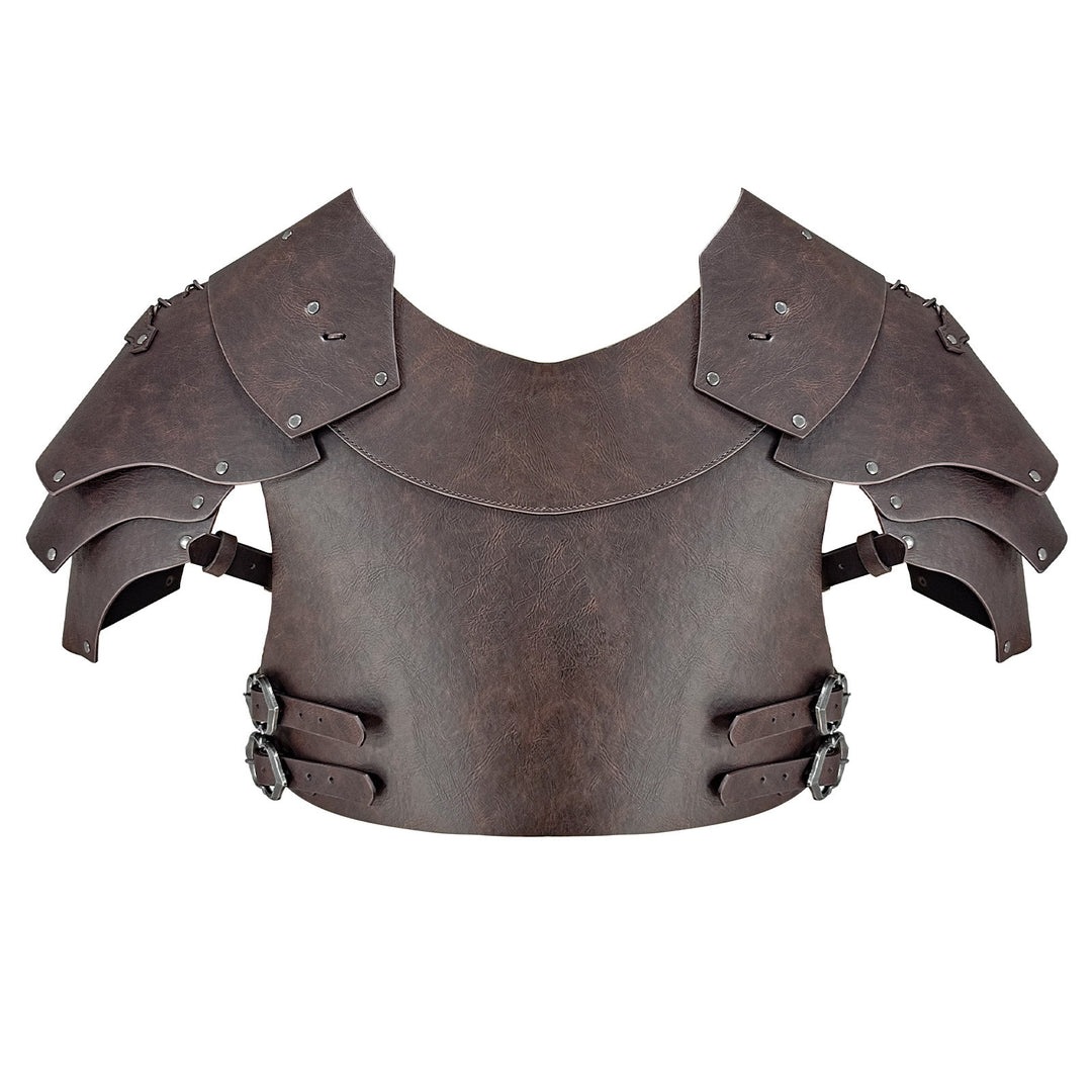 WorldNorse Medieval Double Buckle Pauldron  - image 3