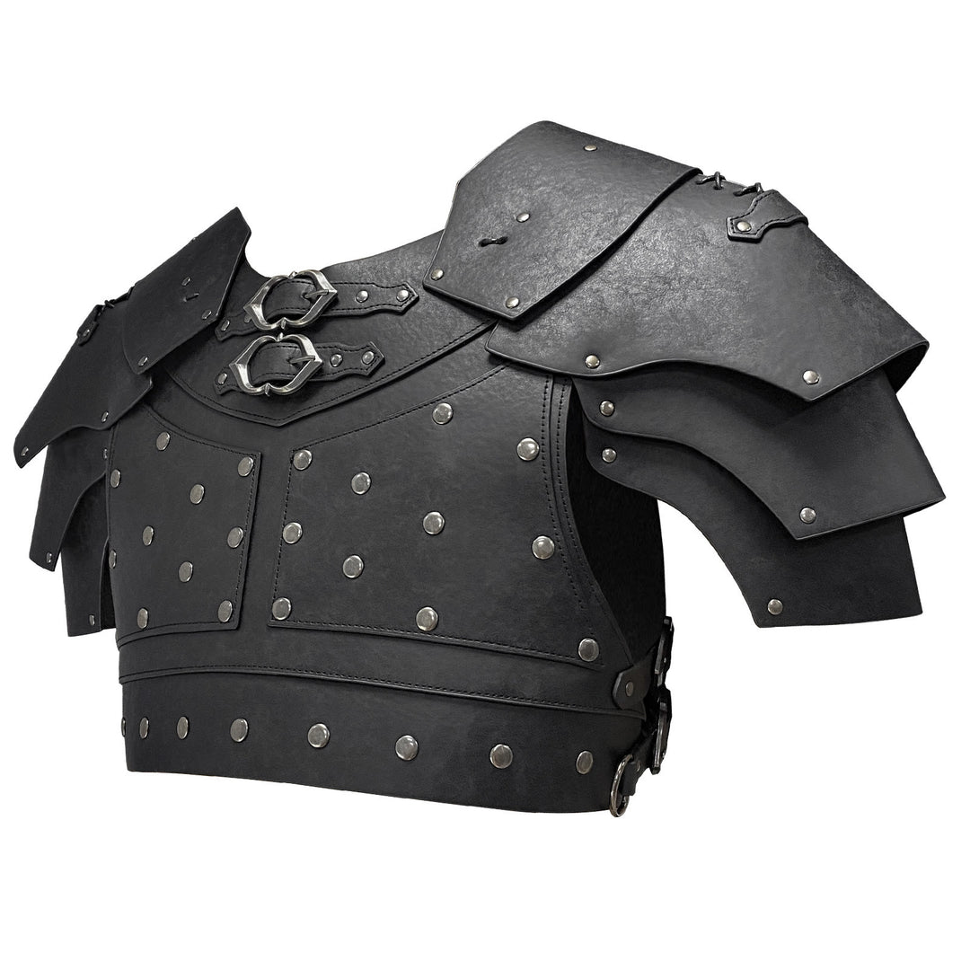 WorldNorse Medieval Double Buckle Pauldron  - image 6