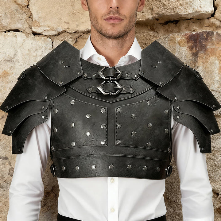 WorldNorse Medieval Double Buckle Pauldron  - image 5