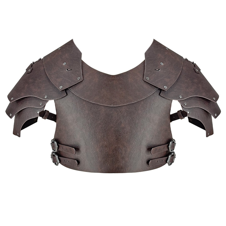WorldNorse Medieval Double Buckle Pauldron  - image 3