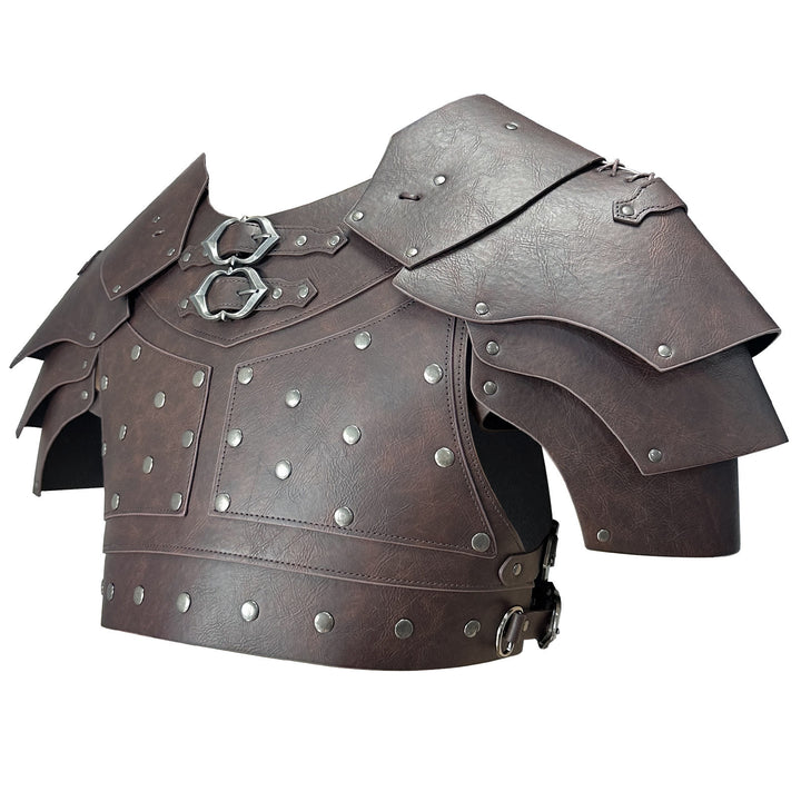 WorldNorse Medieval Double Buckle Pauldron  - image 2