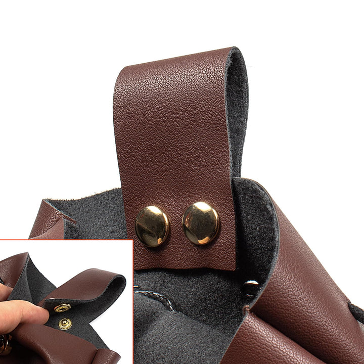 WorldNorse Closure Double Ring Buckle Drawstring Bag & Belt - image 6