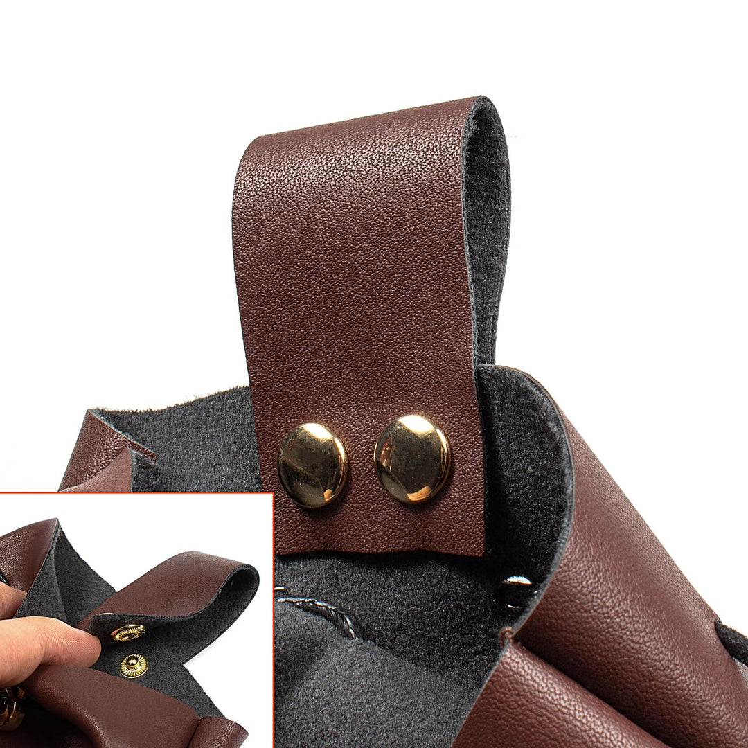 WorldNorse Closure Double Ring Buckle Drawstring Bag & Belt - image 6