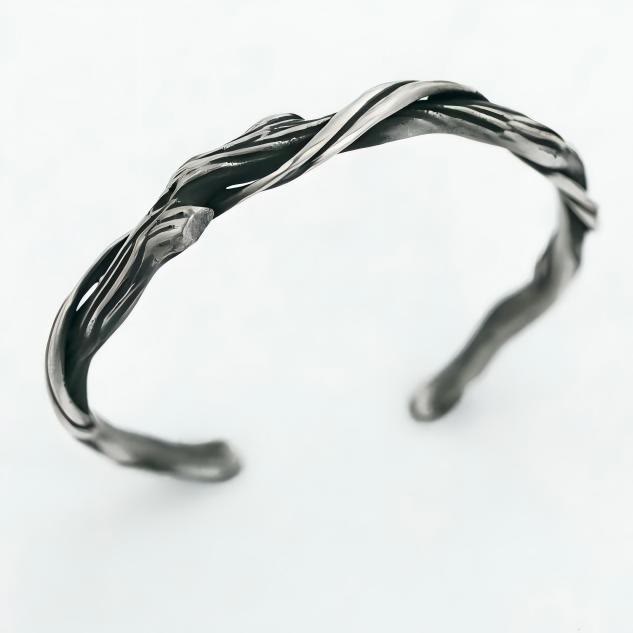 WorldNorse 999 Sterling Silver Twisted Branch Bracelet - Plus - image 5