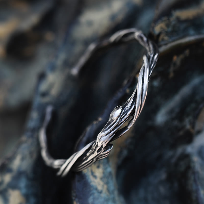 WorldNorse 999 Sterling Silver Twisted Branch Bracelet - image 0