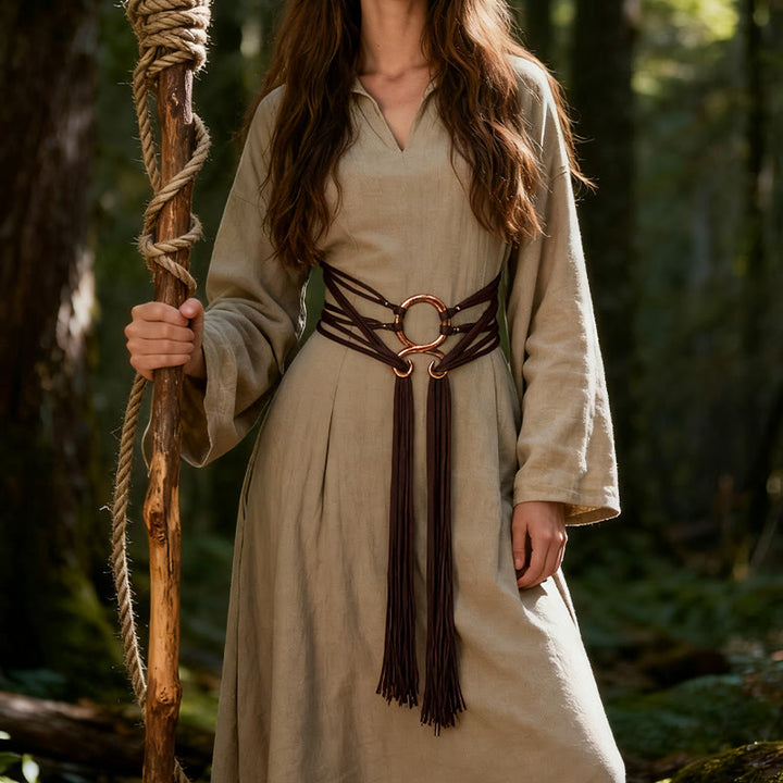 WorldNorse Whimsical Ring Multi Strap Belt - image 1