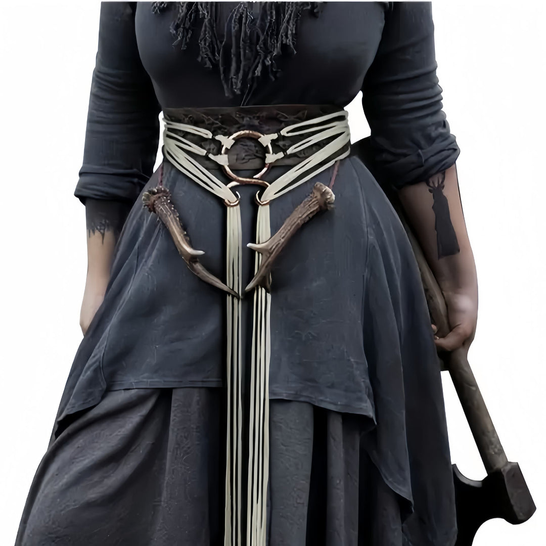 WorldNorse Whimsical Ring Multi Strap Belt - image 8