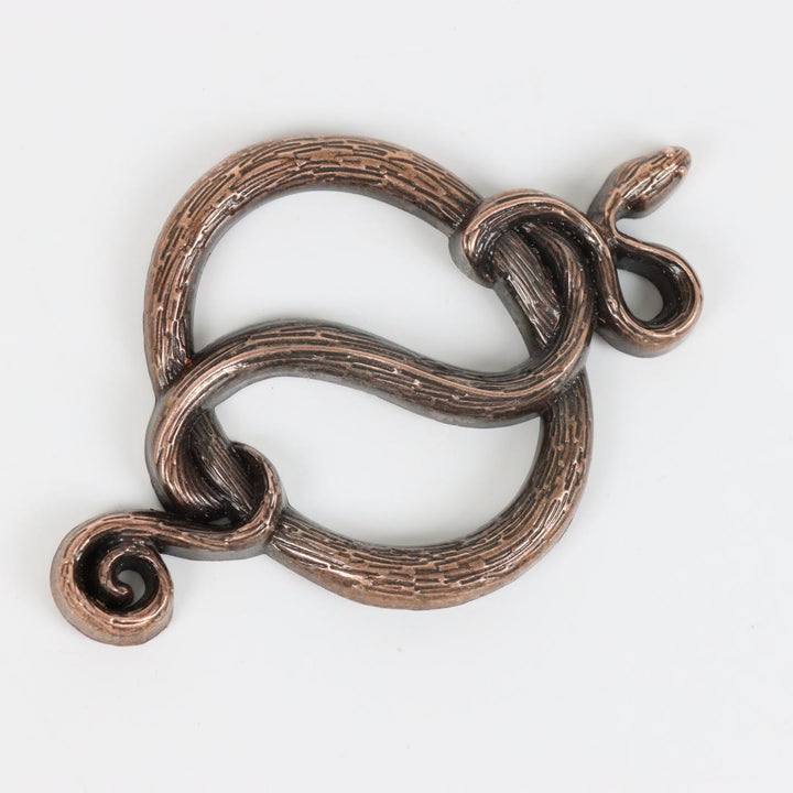 WorldNorse Serpent Shaped Buckle Multi Strap Belt - image 6