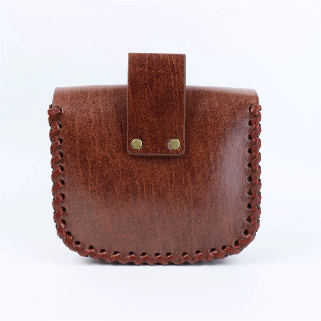 WorldNorse Ethnic Tooled Leather Pouch Bag - image 4