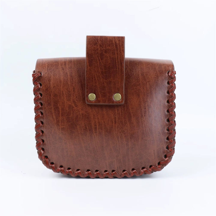 WorldNorse Ethnic Tooled Leather Pouch Bag - image 4