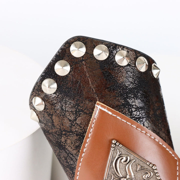 WorldNorse Studded Beast Emblem Arm Bracers - image 3