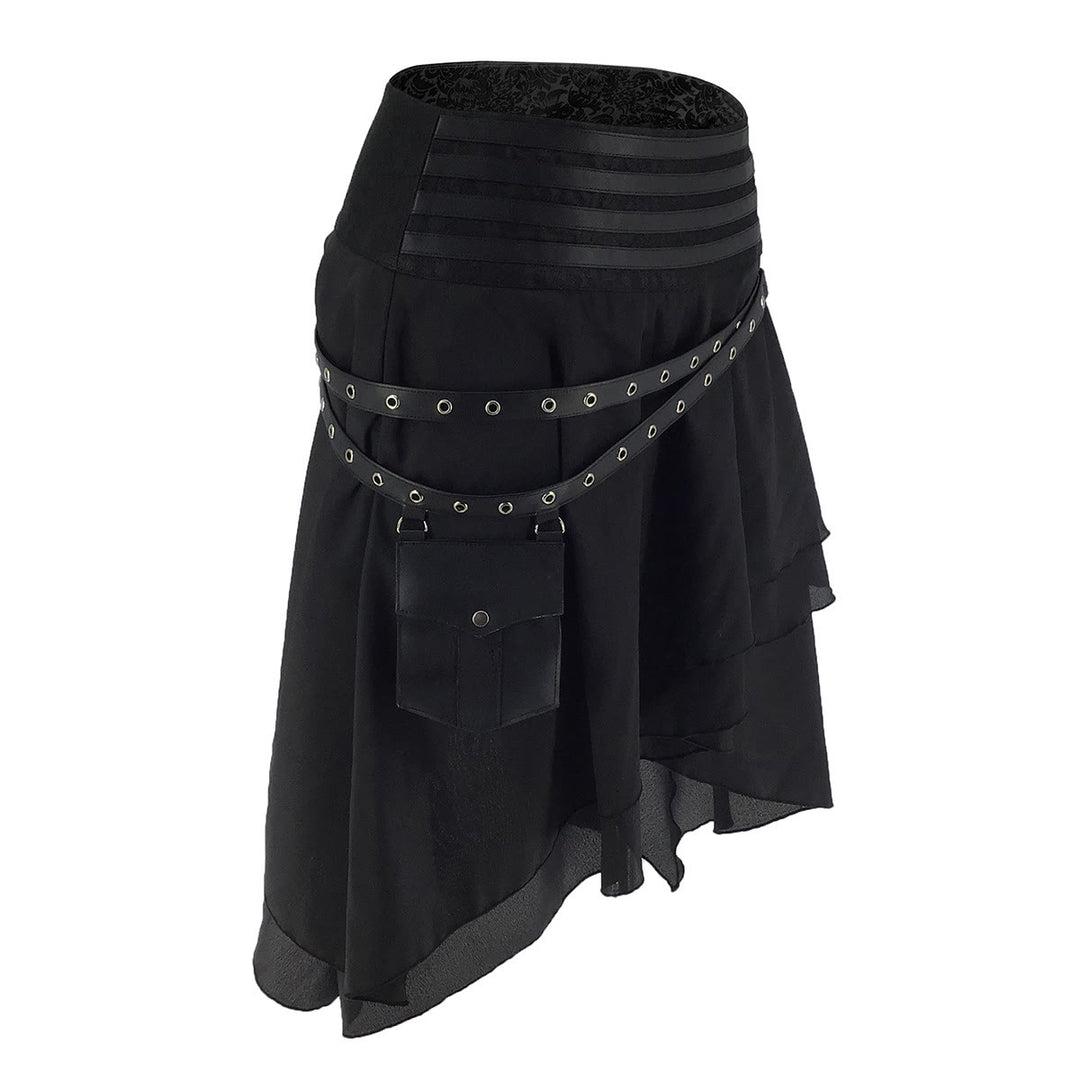 WorldNorse Asymmetric Belted Pouch Costume Skirt - image 6