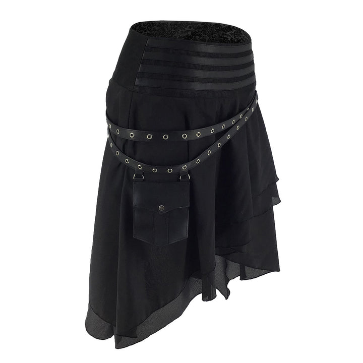 WorldNorse Asymmetric Belted Pouch Costume Skirt - image 6
