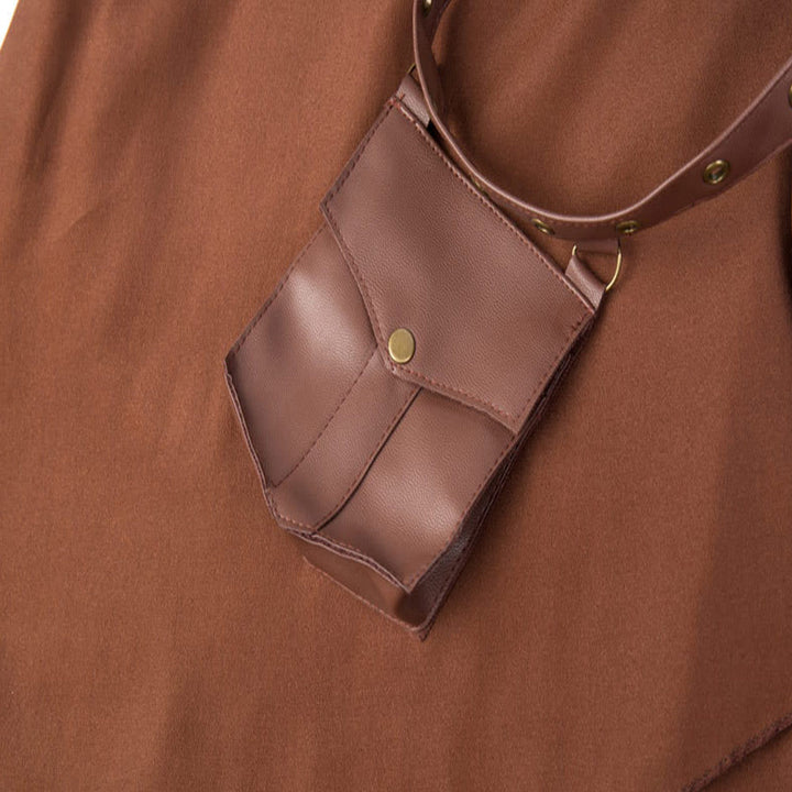 WorldNorse Asymmetric Belted Pouch Costume Skirt - image 4