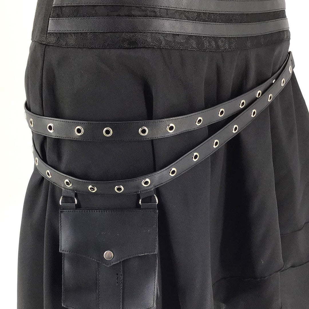 WorldNorse Asymmetric Belted Pouch Costume Skirt - image 9