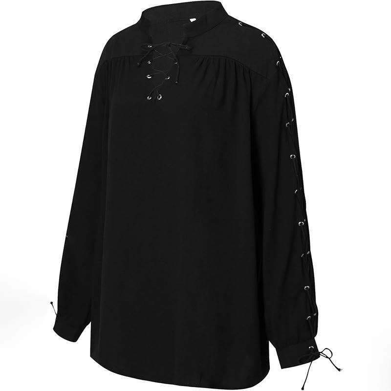 WorldNorse Medieval Laced Up Costume Shirt - image 6